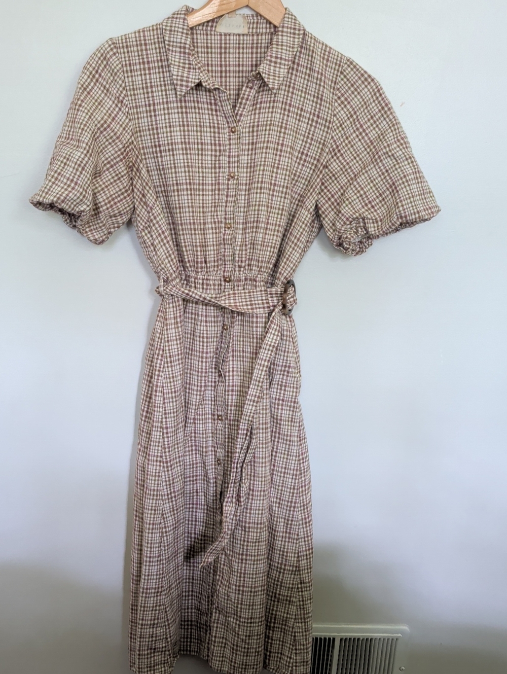 Sezane plaid Dress